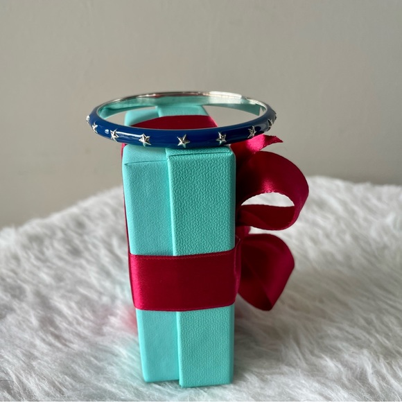 Tiffany and Co. Navy Stars Bangle - Picture 7 of 7